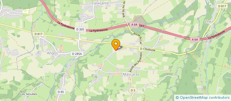 localisation de l'entreprise MADAME MATHILDE MOTTET  MASCARAS