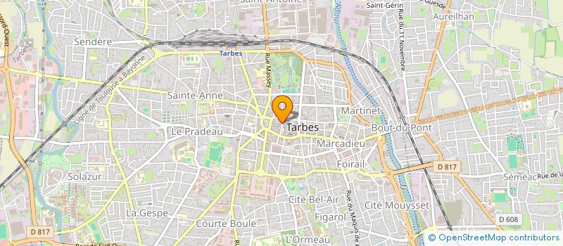 localisation de l'entreprise MADAME MATHILDE MOUTON  TARBES