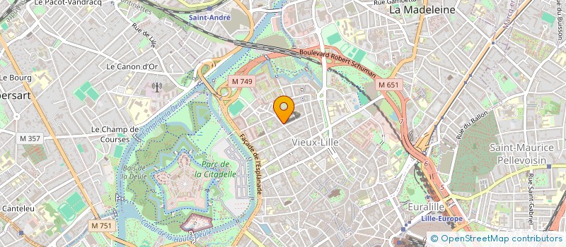 localisation de l'entreprise MADAME MATHILDE MULLIEZ  LILLE