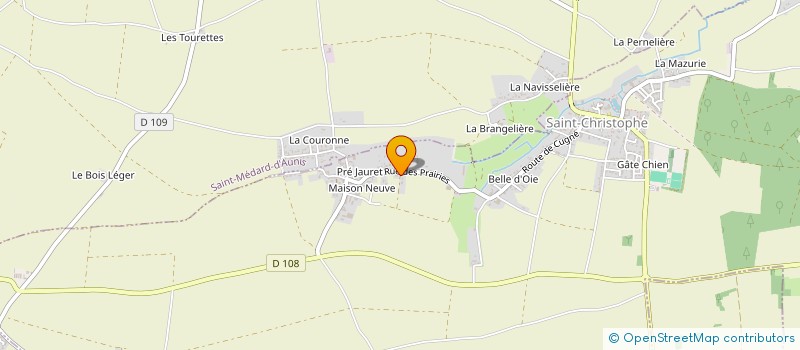 localisation de l'entreprise MADAME MATHILDE NADEAU  RIVEDOUX-PLAGE