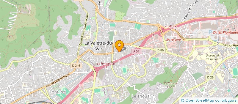 localisation de l'entreprise MADAME MATHILDE NAVARRO à LA VALETTE-DU-VAR