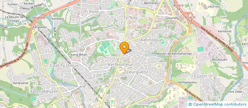 localisation de l'entreprise MADAME MATHILDE NEDELEC à QUIMPER