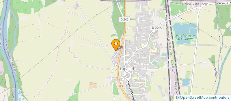 localisation de l'entreprise MADAME MATHILDE NEGRET  LAPALUD