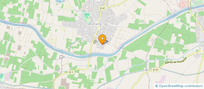 localisation de l'entreprise MADAME MATHILDE NEGRIER  SAINT-LAURENT-DE-LA-SALANQUE