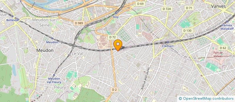 localisation de l'entreprise MADAME MATHILDE NESONSON  CLAMART