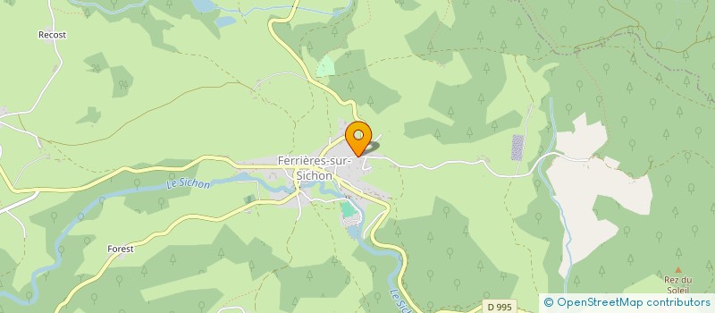 localisation de l'entreprise MADAME MATHILDE NEYRINCK  FERRIERES-SUR-SICHON