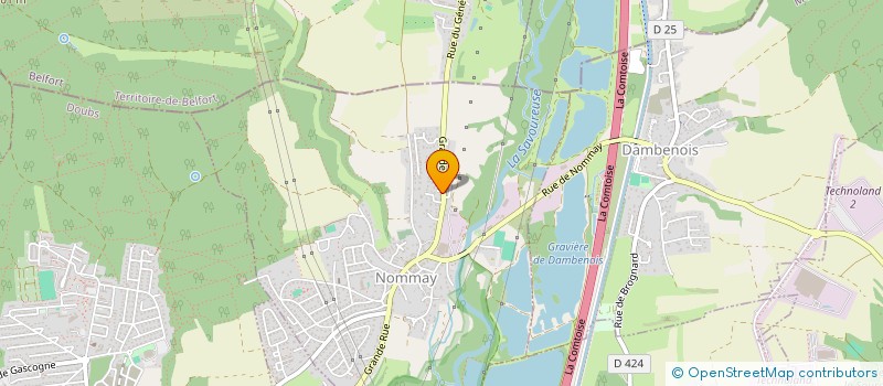 localisation de l'entreprise MADAME MATHILDE NGUYEN NGUYEN  NOMMAY