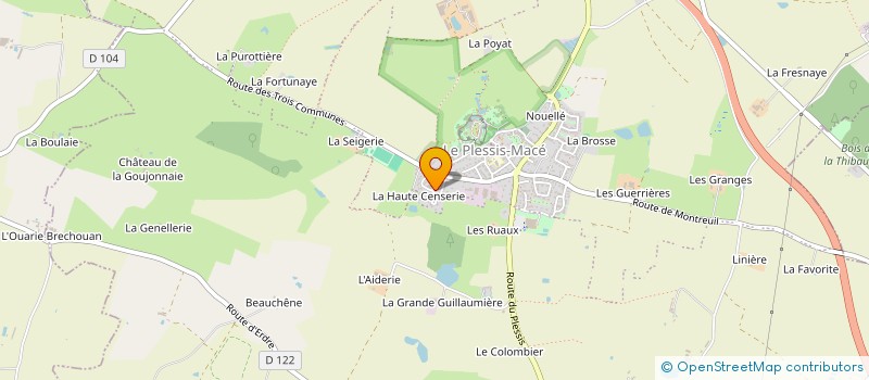 localisation de l'entreprise MADAME MATHILDE NIAY  AVRILLE