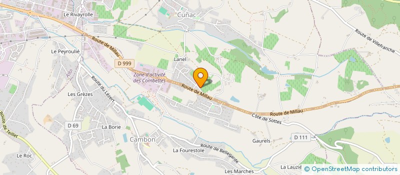 localisation de l'entreprise MADAME MATHILDE NICOULEAU  CUNAC