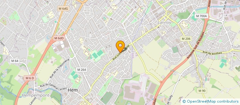 localisation de l'entreprise MADAME MATHILDE NOLLET  HEM