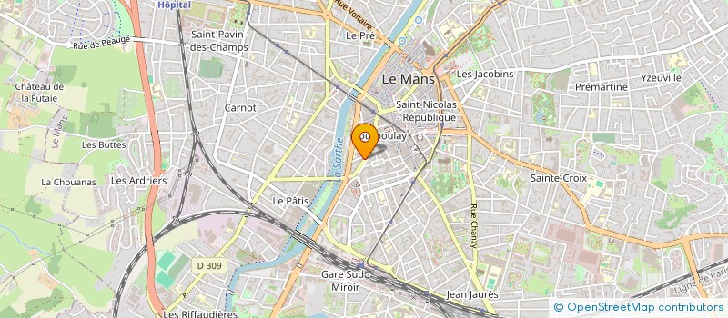localisation de l'entreprise MADAME MATHILDE NOURLY à LE MANS