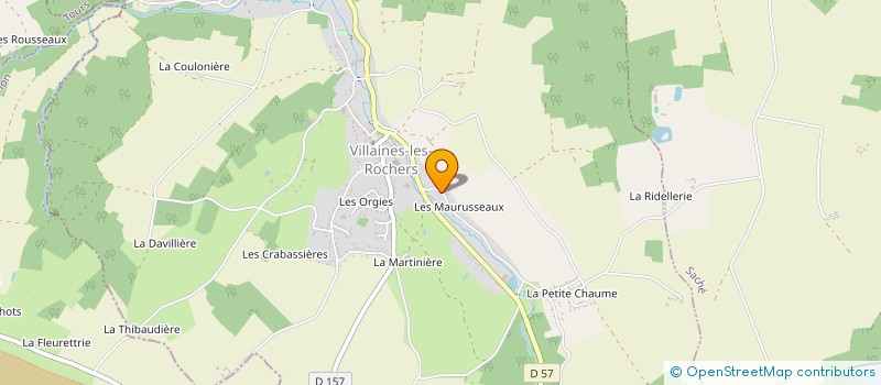 localisation de l'entreprise MADAME MATHILDE NOUVEAU  VILLAINES-LES-ROCHERS