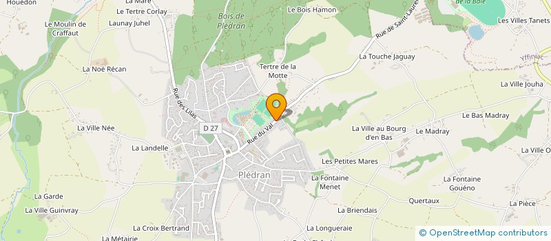 localisation de l'entreprise MADAME MATHILDE OGER  PLEDRAN