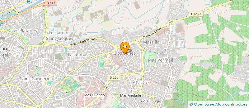 localisation de l'entreprise MADAME MATHILDE OLIVER  PERPIGNAN