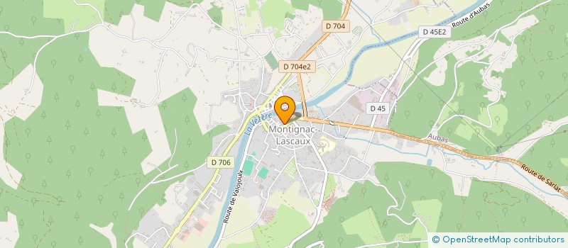 localisation de l'entreprise MADAME MATHILDE OLIVIER  MONTIGNAC-LASCAUX