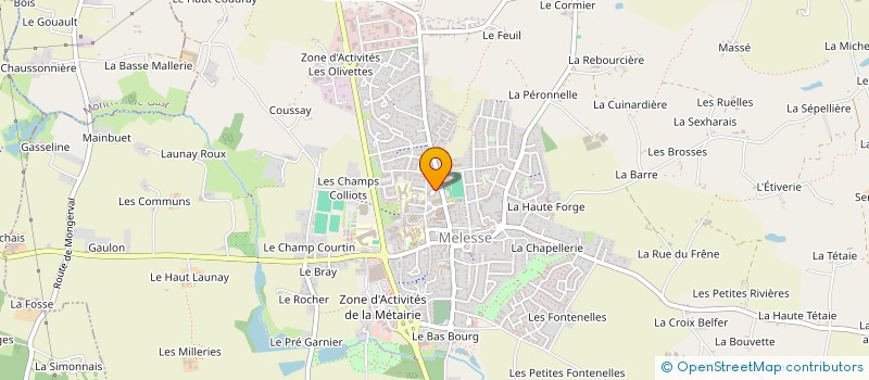 localisation de l'entreprise MADAME MATHILDE OLIVIER à MELESSE