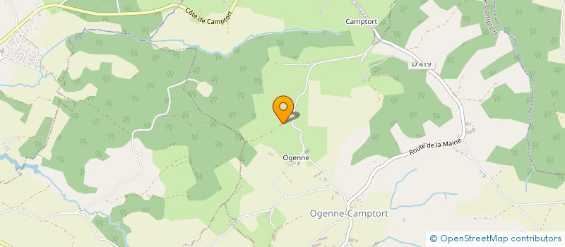 localisation de l'entreprise MADAME MATHILDE OLLIVIER  OGENNE-CAMPTORT