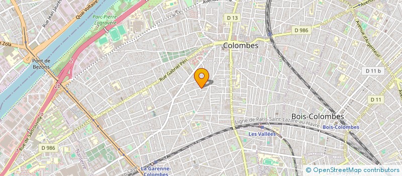 localisation de l'entreprise MADAME MATHILDE ONORI à COLOMBES