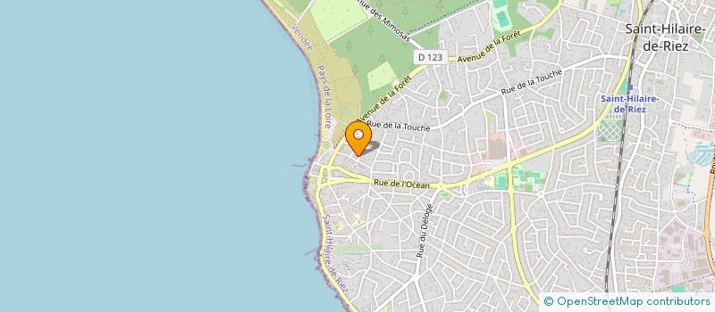 localisation de l'entreprise MADAME MATHILDE ORCEAU  SAINT-HILAIRE-DE-RIEZ