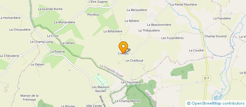 localisation de l'entreprise MADAME MATHILDE ORTEGA à LA CHAPELLE-SOUEF
