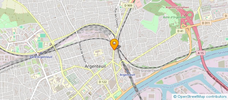 localisation de l'entreprise MADAME MATHILDE ORVAIN  ARGENTEUIL