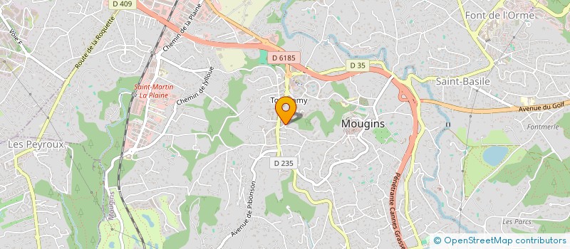 localisation de l'entreprise MADAME MATHILDE OSCAR à MOUGINS