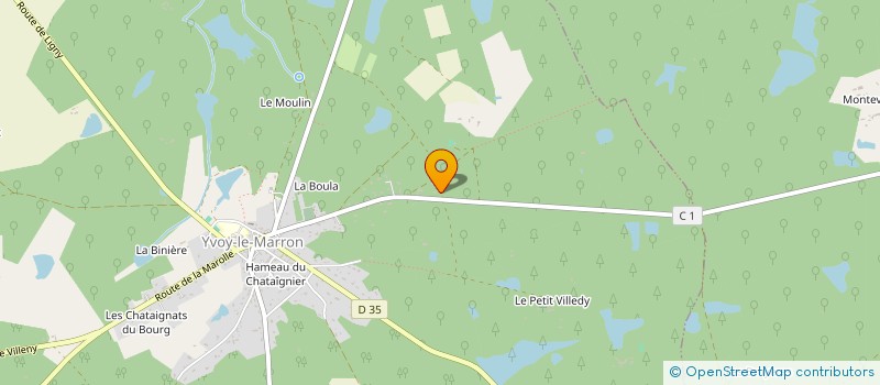 localisation de l'entreprise MADAME MATHILDE OUTTERS  YVOY-LE-MARRON