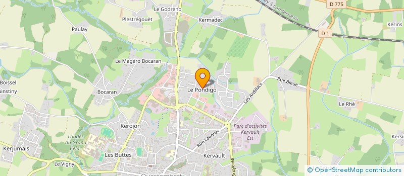 localisation de l'entreprise MADAME MATHILDE PABOEUF-LE BOUQUIN  QUESTEMBERT