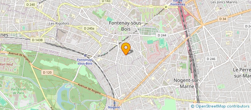 localisation de l'entreprise MADAME MATHILDE PAGNIER à FONTENAY-SOUS-BOIS