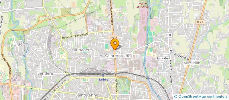 localisation de l'entreprise MADAME MATHILDE PAILHE  TARBES