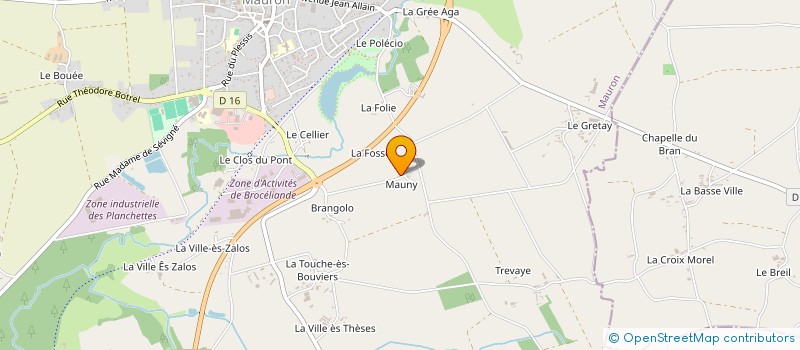 localisation de l'entreprise MADAME MATHILDE PANNEL  MAURON