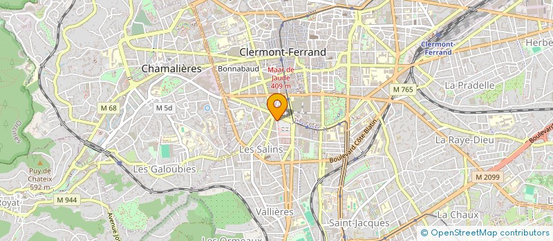 localisation de l'entreprise MADAME MATHILDE PAQUIS  CLERMONT-FERRAND