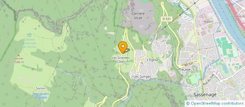 localisation de l'entreprise MADAME MATHILDE PARMENTIER  SASSENAGE