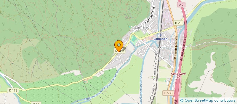 localisation de l'entreprise MADAME MATHILDE PARSY  LAMANON