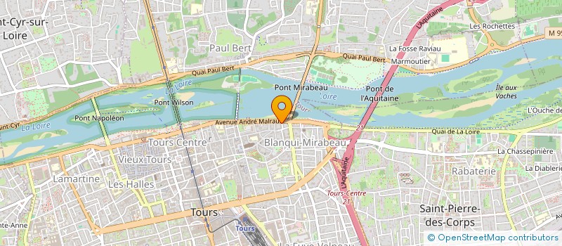 localisation de l'entreprise MADAME MATHILDE PASQUIER  TOURS