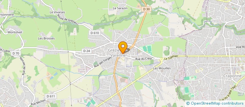 localisation de l'entreprise MADAME MATHILDE PASTY  GREZIEU-LA-VARENNE