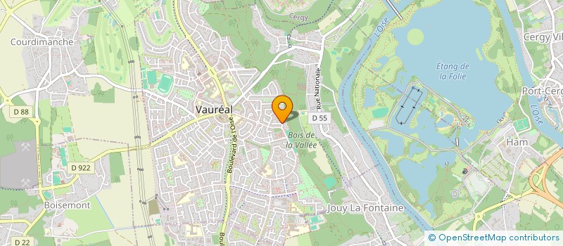 localisation de l'entreprise MADAME MATHILDE PATIN  VAUREAL