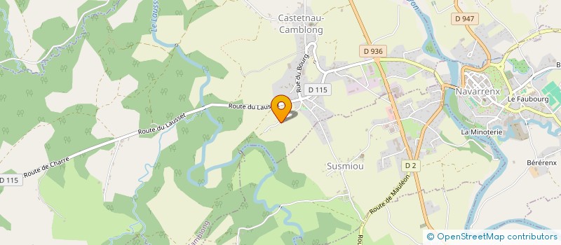 localisation de l'entreprise MADAME MATHILDE PATURLANNE  CASTETNAU-CAMBLONG