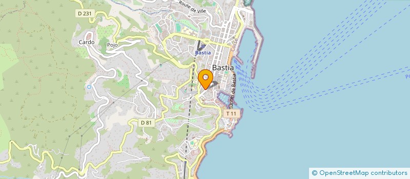 localisation de l'entreprise MADAME MATHILDE PEDUZZI à BASTIA