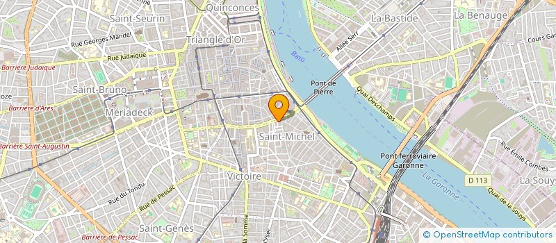 localisation de l'entreprise MADAME MATHILDE PEHAU  BORDEAUX