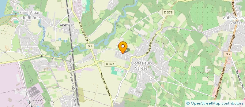 localisation de l'entreprise MADAME MATHILDE PELE  CLONAS-SUR-VAREZE