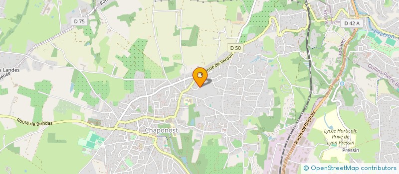 localisation de l'entreprise MADAME MATHILDE PEROL-SARICA  CHAPONOST