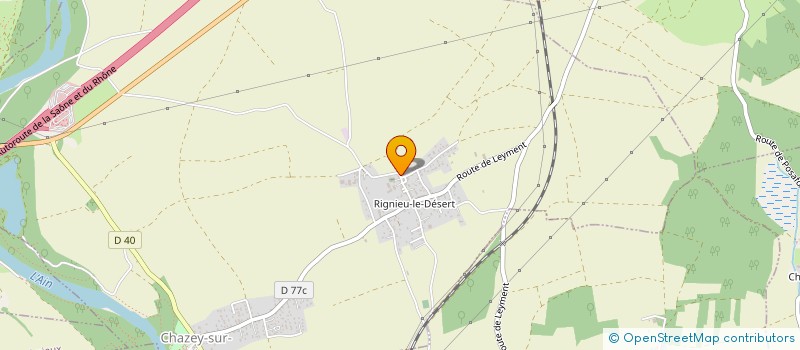 localisation de l'entreprise MADAME MATHILDE PERRAULT-ARCHAMBAULT  CHAZEY-SUR-AIN