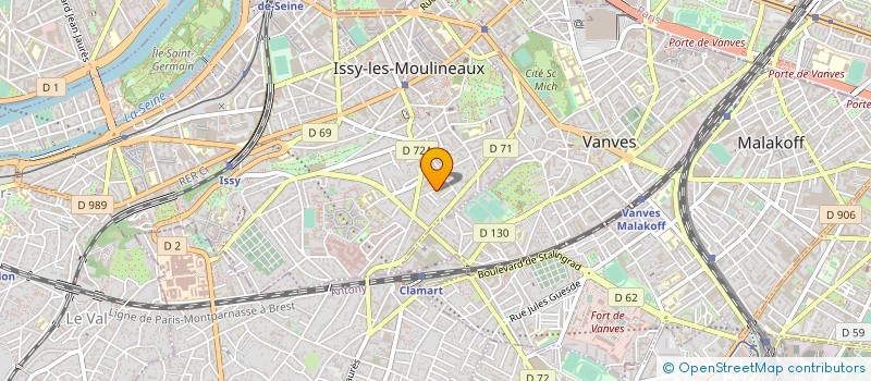 localisation de l'entreprise MADAME MATHILDE PERRIN à ISSY-LES-MOULINEAUX
