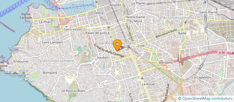 localisation de l'entreprise MADAME MATHILDE PERRON à MARSEILLE