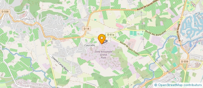 localisation de l'entreprise MADAME MATHILDE PERROT  GRIMAUD