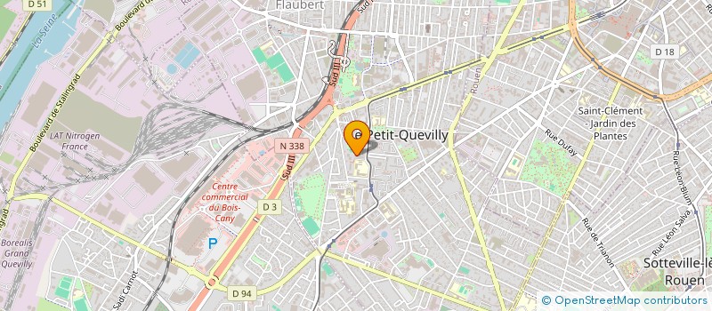 localisation de l'entreprise MADAME MATHILDE PESTANA  LE PETIT-QUEVILLY