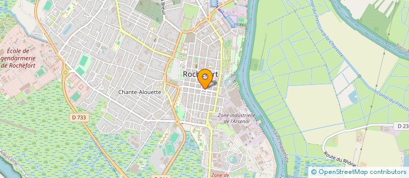 localisation de l'entreprise MADAME MATHILDE PESTOURIE  ROCHEFORT