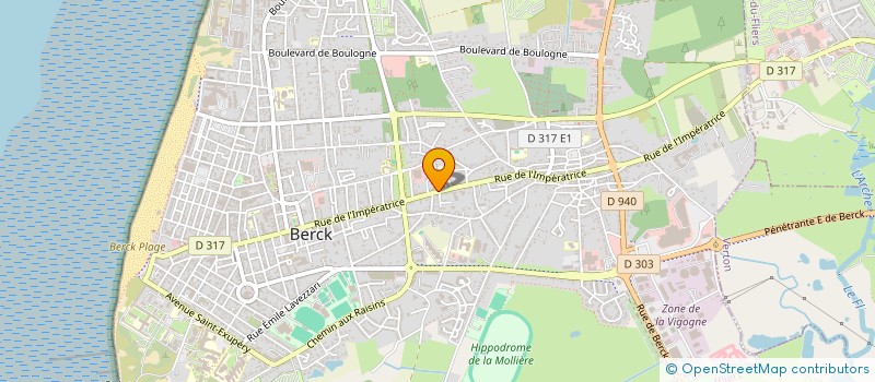 localisation de l'entreprise MADAME MATHILDE PETIT  BERCK