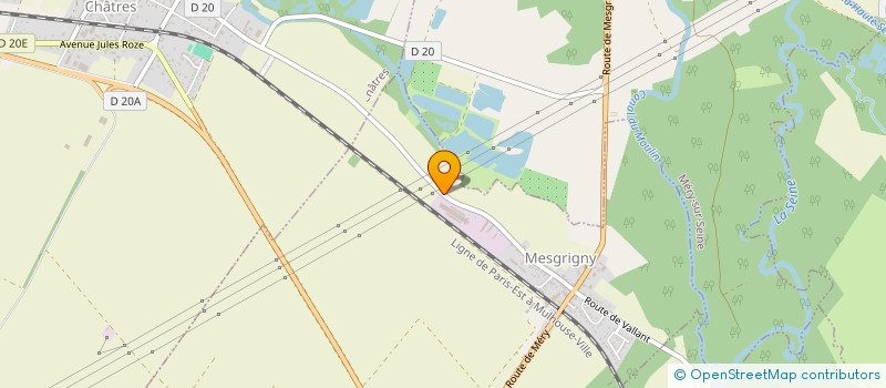 localisation de l'entreprise MADAME MATHILDE PETIT  MESGRIGNY